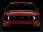 Light Bar DRL Projector Headlights; Chrome Housing Light; Smoked Lens