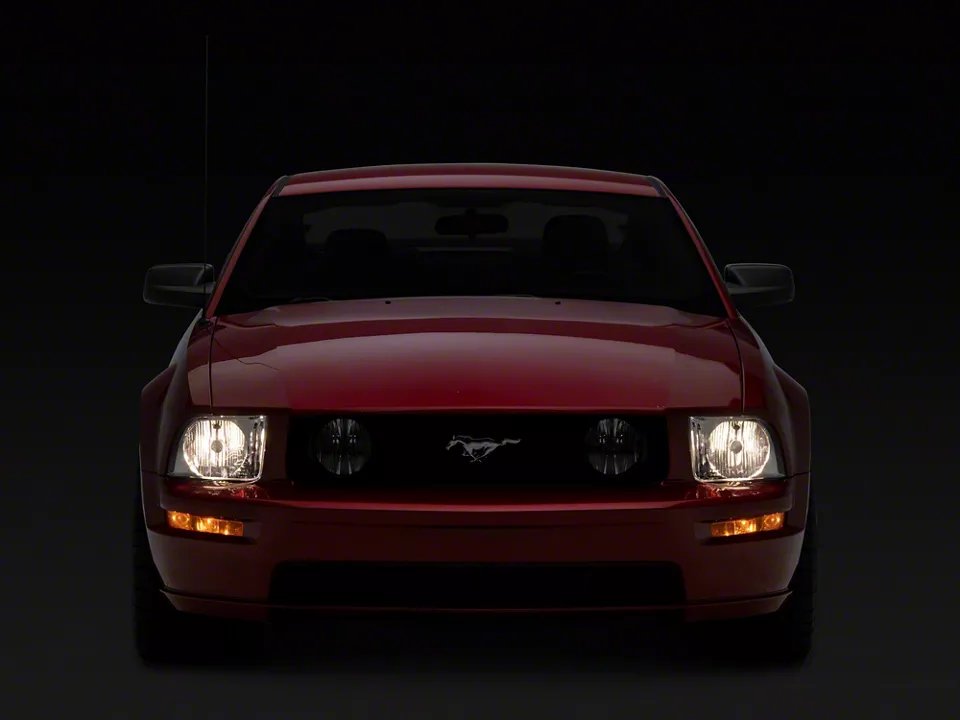 2026/07/1001658523.jpg OEM Style Headlights; Chrome Housing; Clear Lens - Image 1