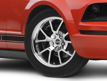 FR500 Style Chrome Wheel; 18x9; 30mm Offset