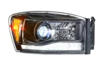 06-08 Dodge Ram XB Hybrid LED Headlights - Image 4